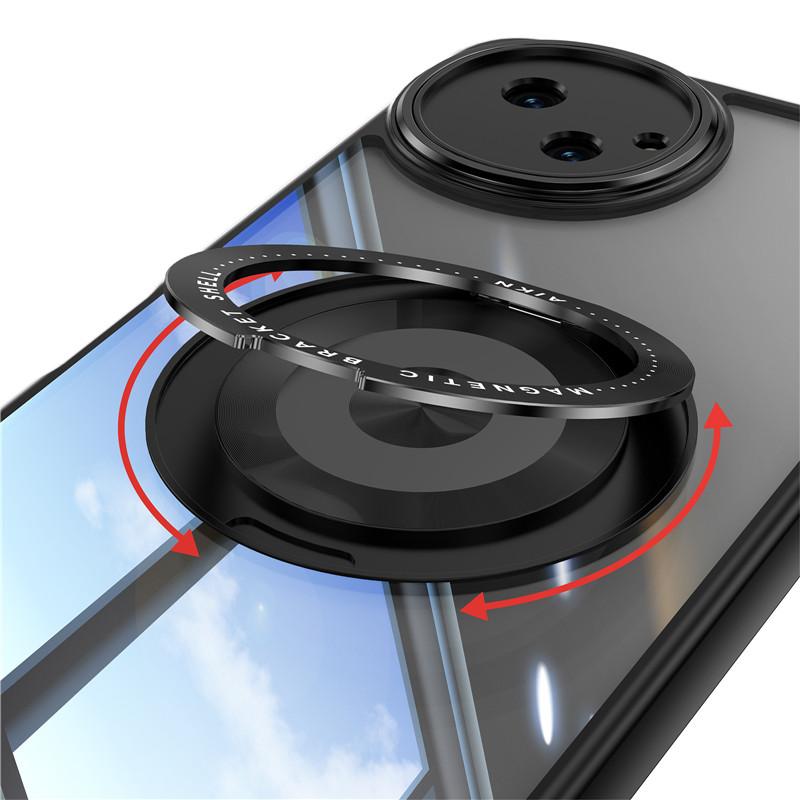 Full Cover Super Anti-drop 360 degrees Rotating Bracket Case With Lens Film For Sharp Aquos Wish 4 Wish4 Back Protection Shell