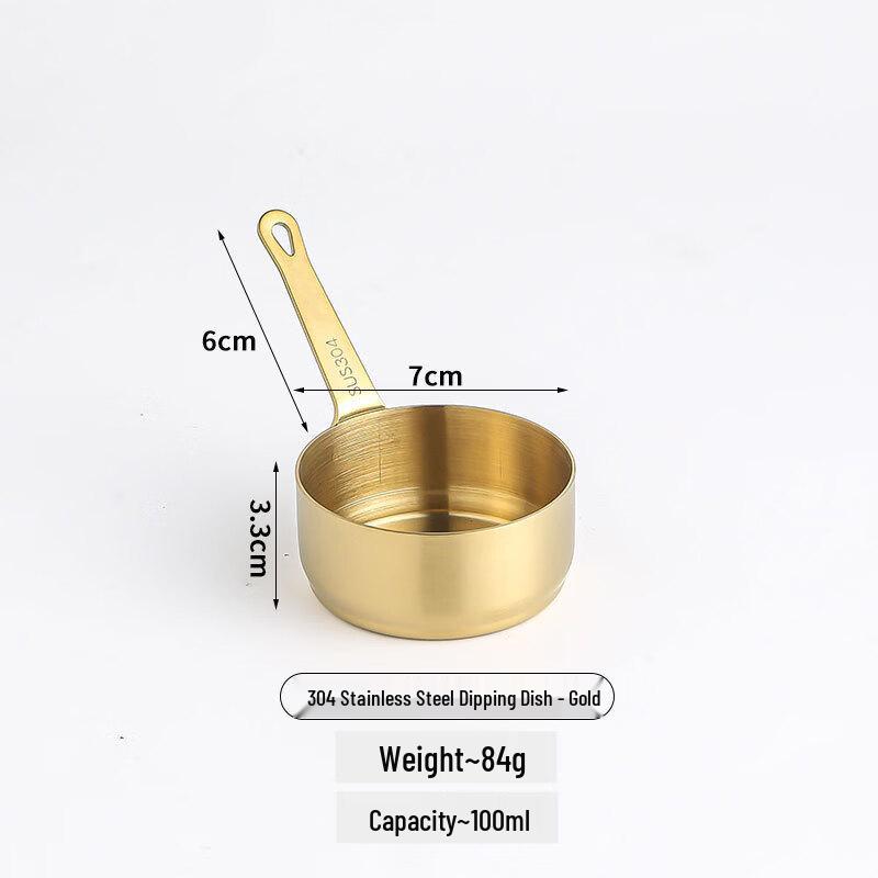 Wutuo Stainless Steel Sauce Cups with Handle