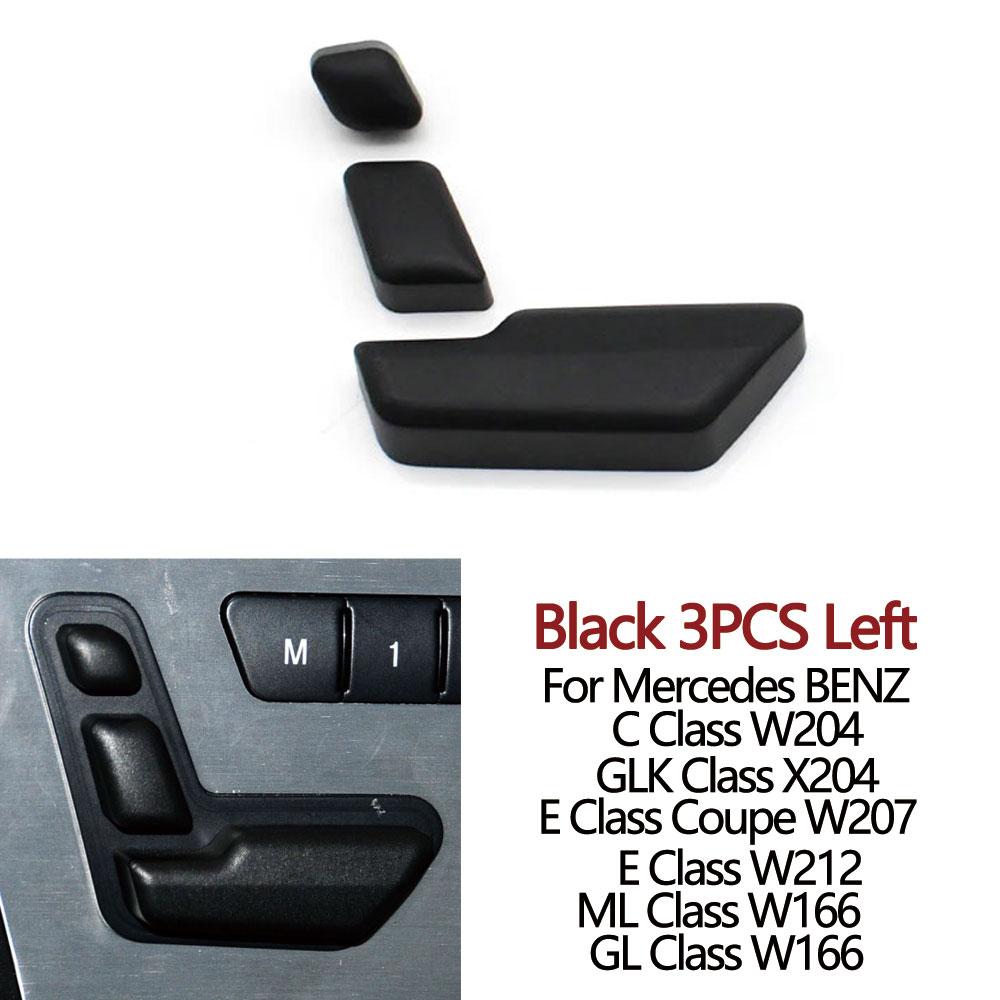 Car Left Right Seat Adjust Switch Control Button Cover Replacement For BENZ C GLK E ML GL Class W204 C204 X204 W212 W207 W166