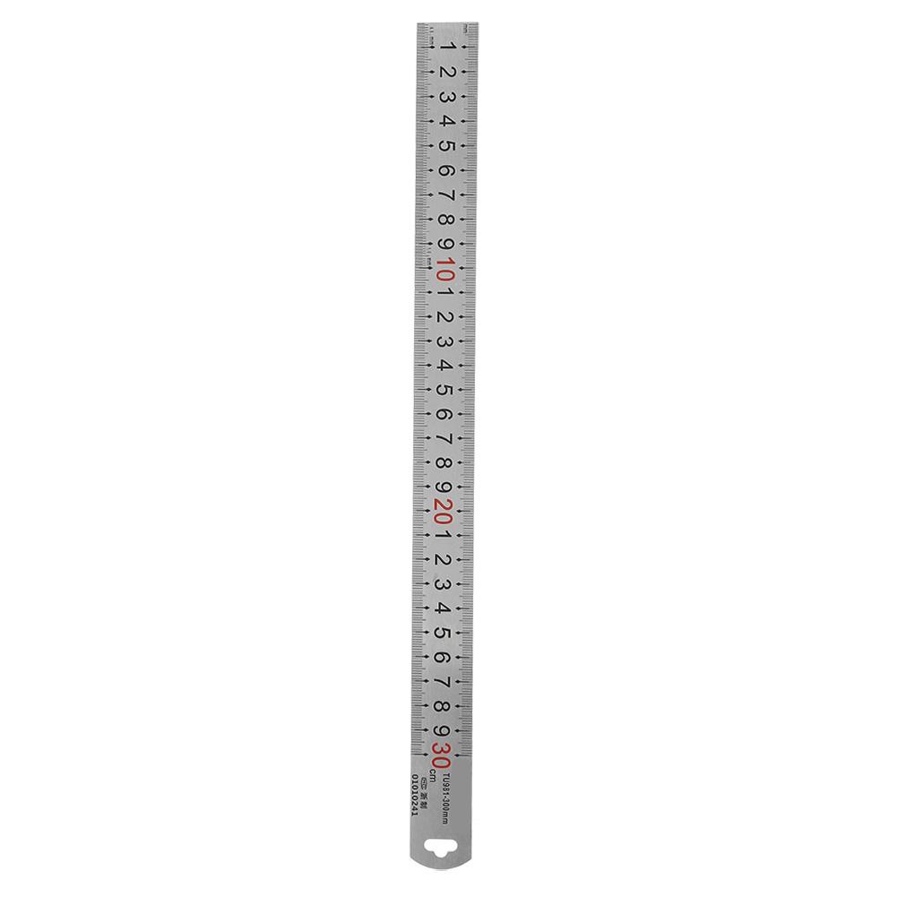 300mm Stainless Steel Ruler Measurement Tool   Markings