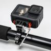 Aluminum Alloy Action Camera Bike Mount Featuring Magnetic Quick Release And Damping Rotations Adjustment For Multiple T