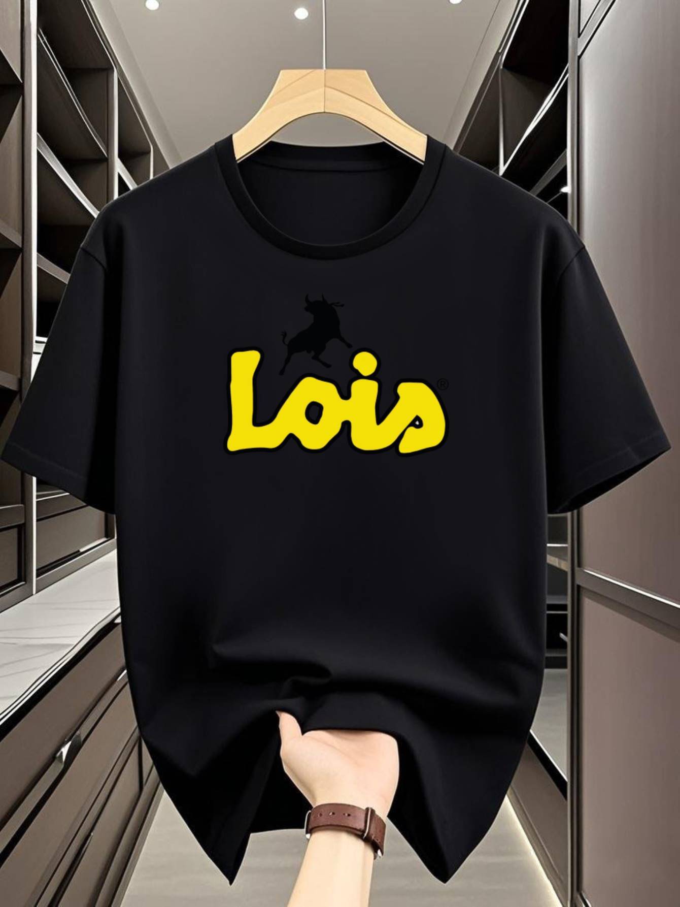 Casual Crew Neck T-shirt -  LOIS  Print XXL