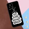 Ice Hockey Player Case For Xiaomi 13 14 13T Pro 11T 12T 12 Lite POCO X6 Pro X3 X4 X5 M6 Pro M5s F3 F5 Cover