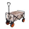 JINGRUIXIANG Heavy-Duty Foldable Camping Wagon with 10-inch Tank Wheels