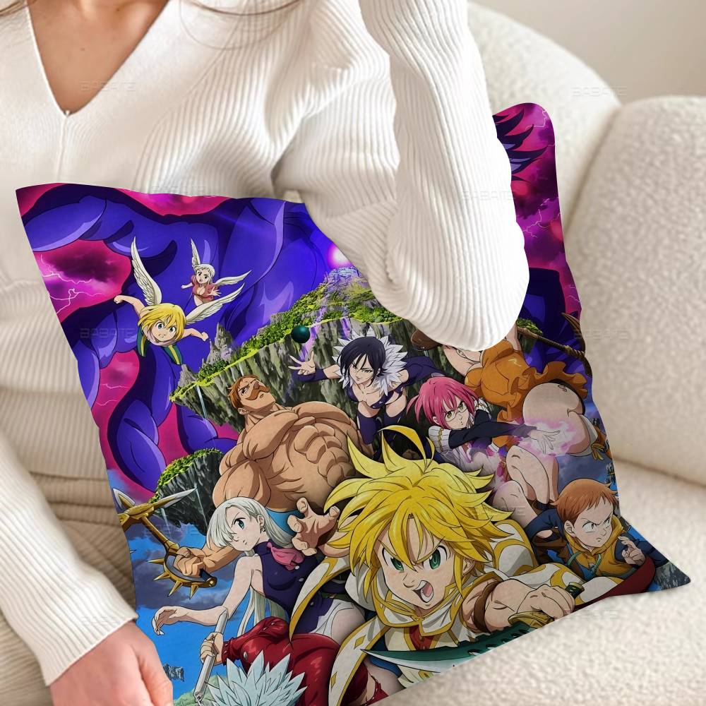 The Seven Deadly Sins Pillow Cover Design Cushion Cover Decor Holiday Decorati