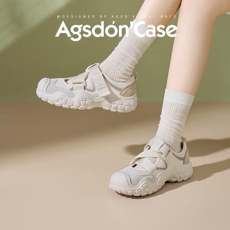 Agsdon Women s Breathable Mesh Outdoor Sports Shoes EU 37