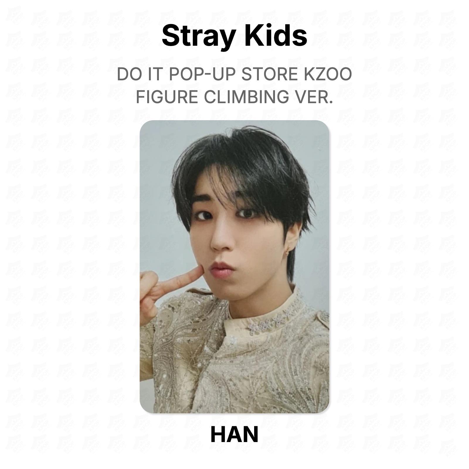 Stray Kids DO IT POP-UP STORE KZOO FIGURE CLIMBING VER. Official Photocard HAN