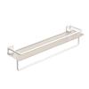 Wall Mounted Acrylic Shower Shelf Stainless Steel Storage Organizer Rack  Shower