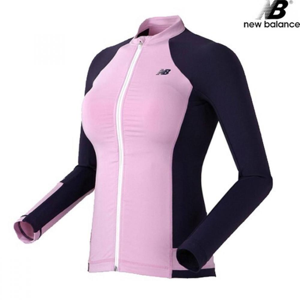 

New Balance Half Club Nbmd92w752 Pu Built In Cap Women S raSh Guard SwimSuit 85