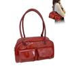 Women's Casual Shoulder Bag with Smooth Surface Shopping Casual Bag for Ceremony and Other Holidays