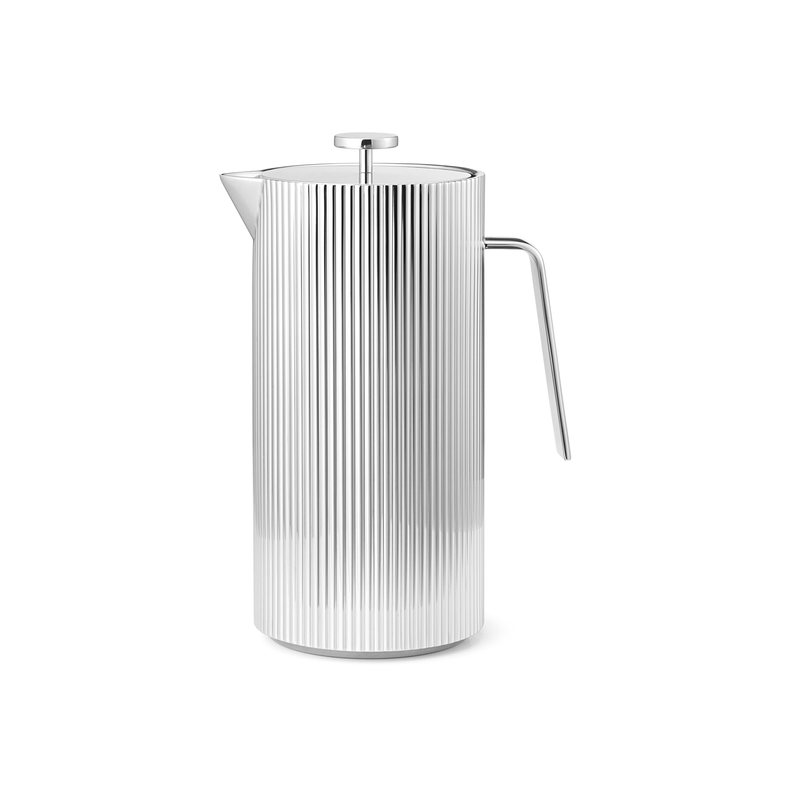 

Georg Jensen BERNADOTTE French Coffee Press, Double Wall, Silver, Diameter: 10cm, Height: 22cm, Capacity: 1.0L, Product Number: 10019522