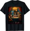Dog Playing Poker Cards Funny Gift T-Shirt Size S-5XL