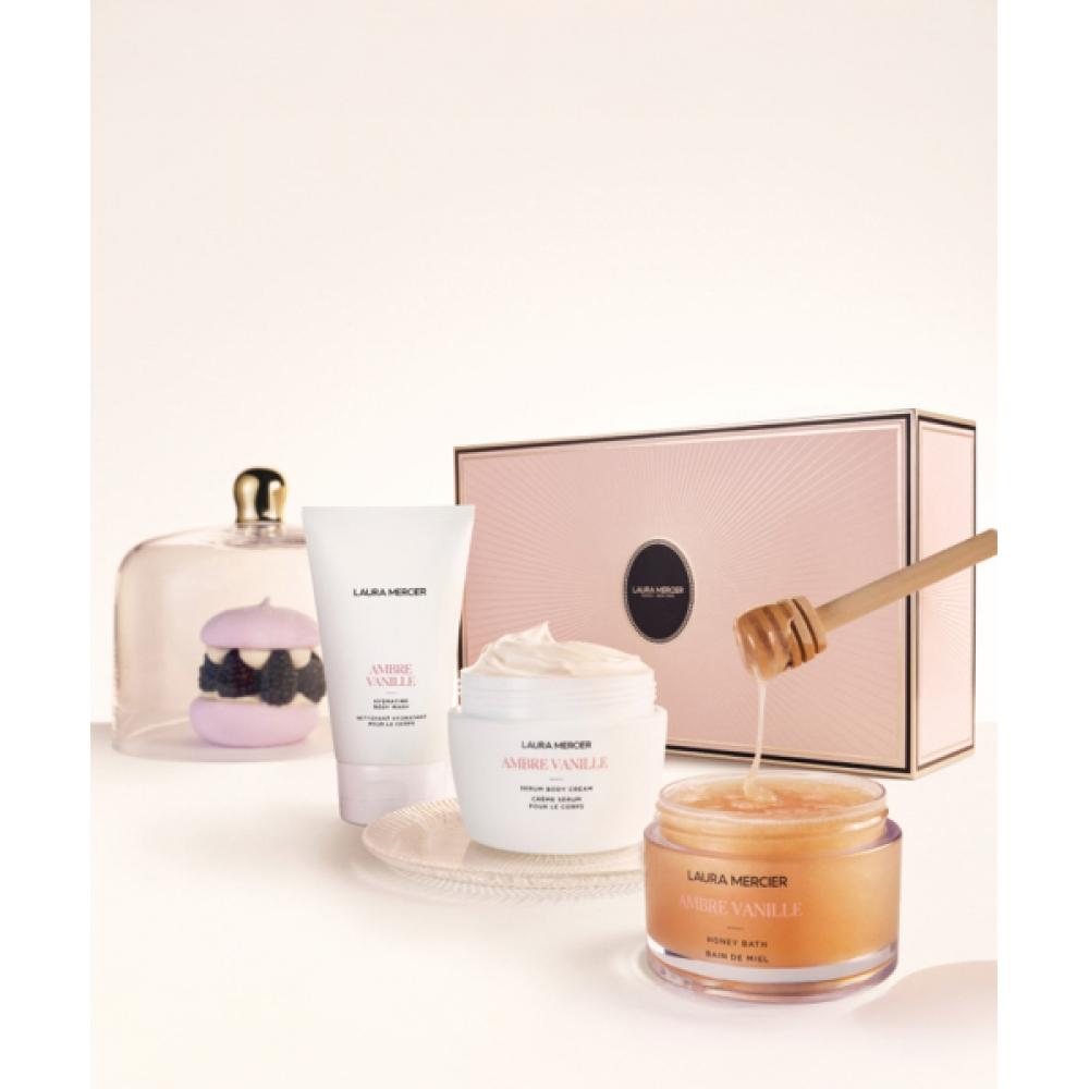 Laura Mercier [discontinued] [25 Holiday] Delicious   Decadent Amber Vanilla Collection SET/F