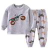 2025 Dinosaur Pattern Kids Homewear Set - Children's Clothing