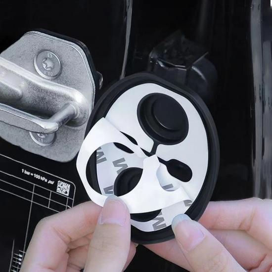 4PCS Silicone Car Door Latch Guard Cover Universal Upgrade Car Door Lock Protector Noise Reduction