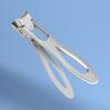 Stainless Steel Nail Clippers Large Opening Nail Clippers Silver Nail Cutters for Thick Nails
