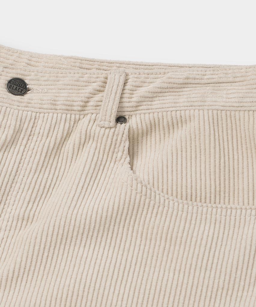 Dimiteulibeullaeg Essential Fade Wash Curved Pants_Corduroy Ecru