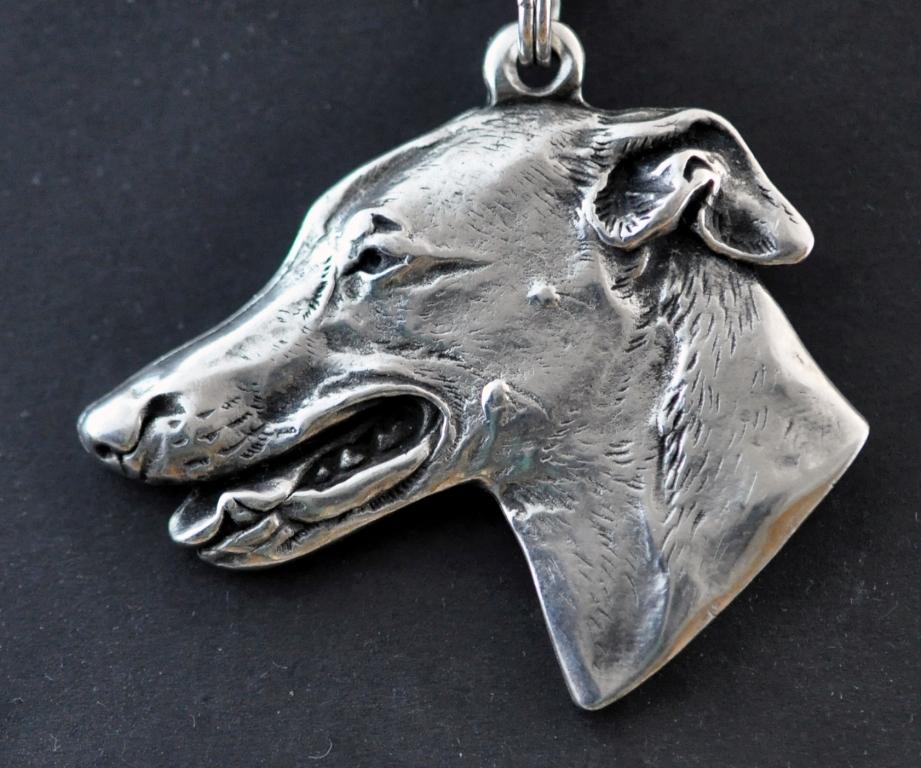 Greyhound, English Greyhound - Dog Necklace, Unique Jewellery for the Dog Fan, Unique Adder Pendant by Art-Dog Brand