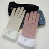 1Pair Fashion Glove Autumn Winter Cute Furry Warm Mitts Full Finger Mittens Women Outdoor Sport Female Gloves Screen