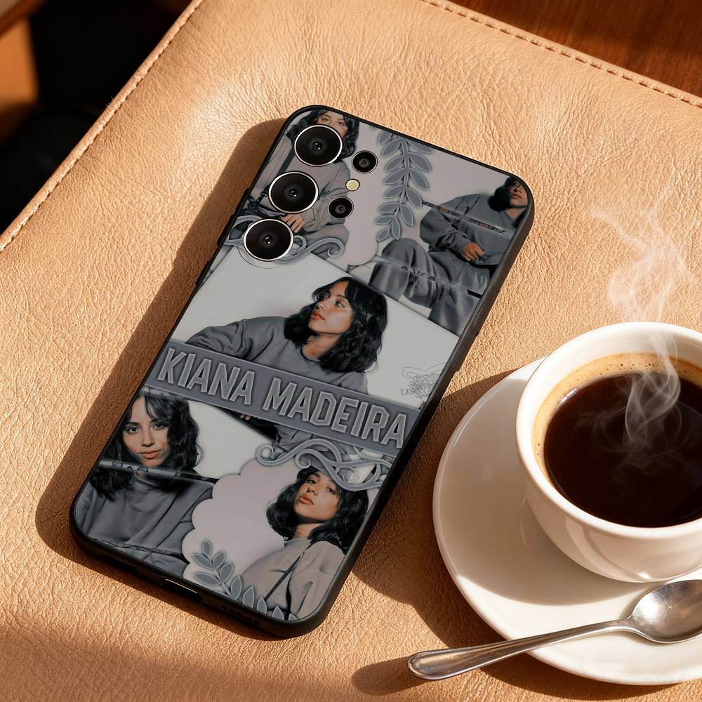 

Kiana Madeira Actor Phone Case For Samsung S26,S25,24,23,22,30,21,10,9,Ultra,Plus,Lite,FE Soft Black Case Samsung S26Plus