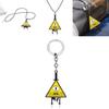 Gravity Falls Bill Pendant Chain In Alloy With Electroplated Finish For Cosplay And Daily Wear