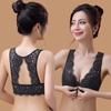 Front-button Bra Women's Gathering and Adjusting Underwear Beautiful Back Front-button Sexy Lace Bra Thin Bra