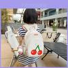 Kids Cartoon Backpack With Nylon Material For School Education And Safety Features