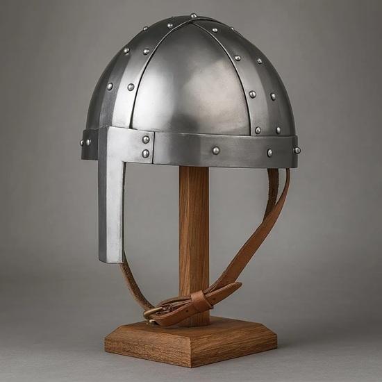 Viking Norman Helmet Handmade Medieval Armor Replica for LARP, Cosplay, Renaissance Fair Collectors Norse Warrior Helm