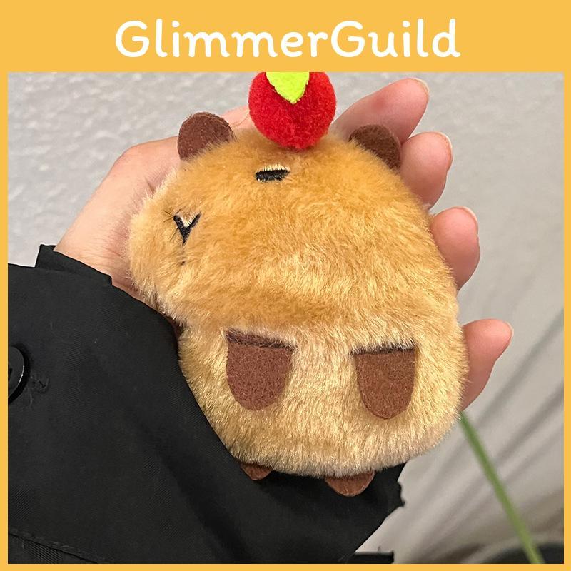 Plush Capybara Adorable Keychain Soft Toy  Bags Featuring Cute Design