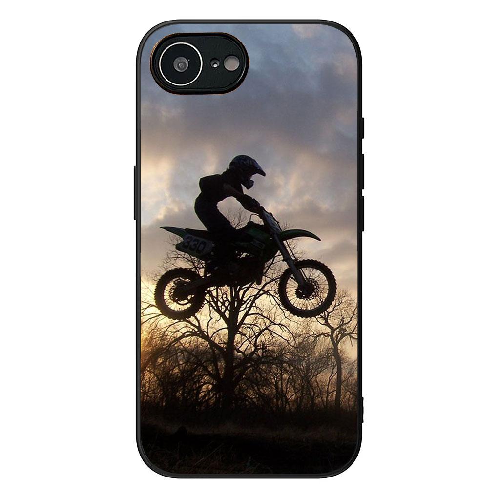 Weiche Hülle für Apple iPhone 17 16 14 15 Pro Max Plus 15+ 16E XR ProMax Air 16+ Handyhülle Motorrad Sport Moto Cross