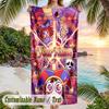 The Amazing Digital Circus Beach Towel, Personalized Custom Text, Quick Dry Soft Large Towel For Swimming Pool Travel