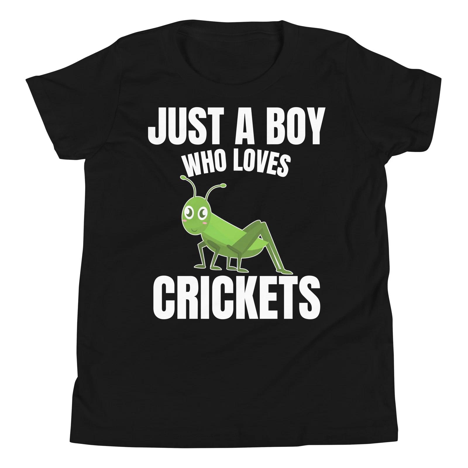 

Just a Boy who Loves Crickets Orthopteran Insect Lover Youth T-Shirt 110