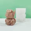 Cute Dragon Silicone Mould Resin Casting Molds Scented Candle Molds for Candle Making Plaster Soap Mold Desktop Decors