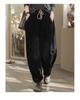 Women's Retro Corduroy Harem Pants - Elastic Waist, Lace-up, Patchwork, Plus Velvet, Thickened for Spring/Autumn
