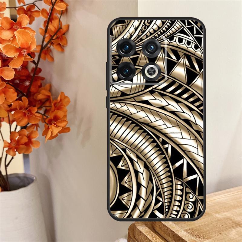 Maori Samoan Polynesian Tribal Funda For OnePlus 13R 13 12 12R 11 10 Pro 8T 10T OnePlus Nord 4 CE 2 3 Lite N30 N20 N10 Case