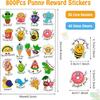 800PCS Punny Teacher Sticker for Student, D-FantiX Motivational Reward Stickers for Kids Classroom, Must Have Essentials for Teachers Elementary,