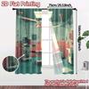 2pcs   2D FLAT PRINTING Curtains (Without Rod) SurgicalRoom Popular Curtain Cloth Versatile Durable Polyester Curtains