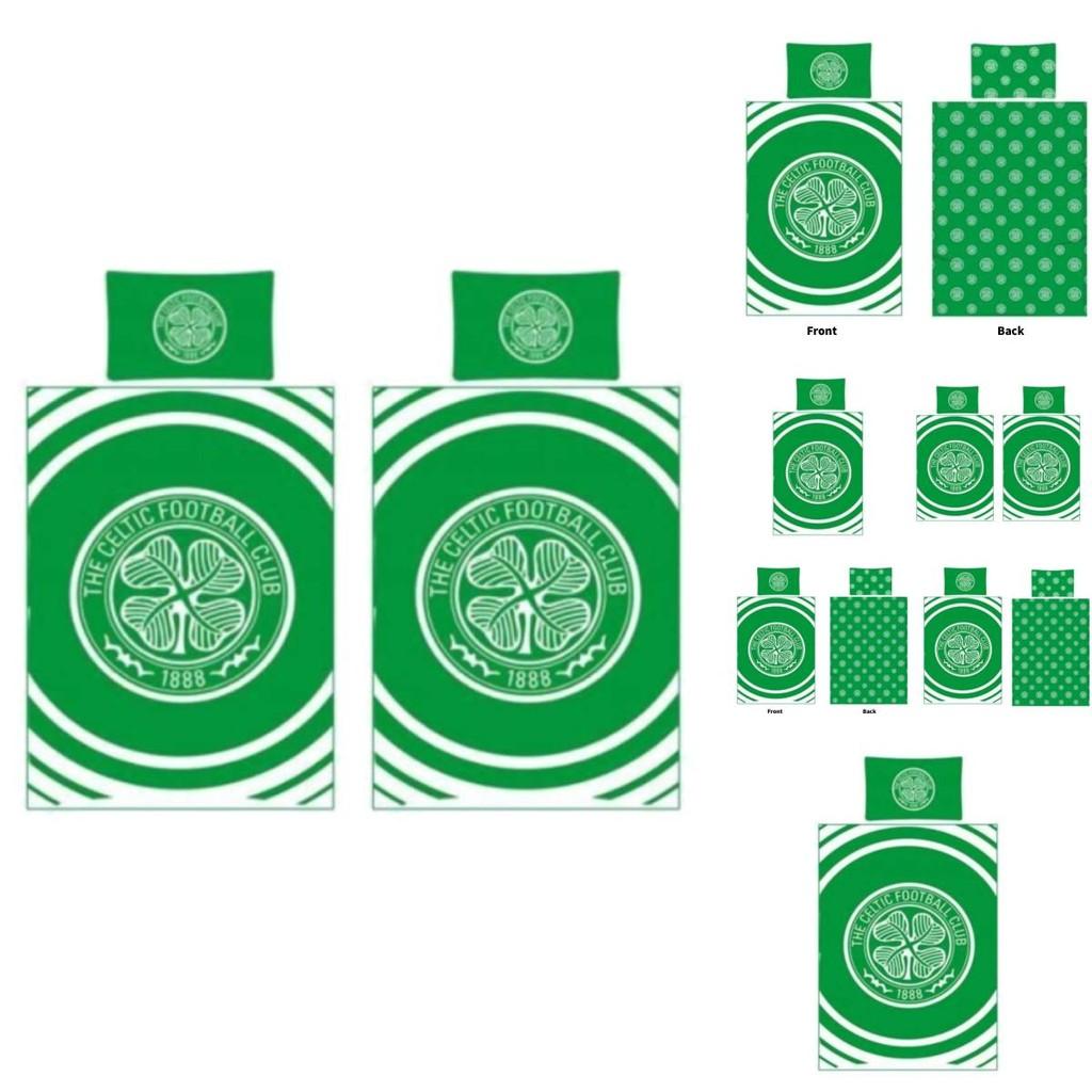 Celtic Fc Cartoon Anime Bedding Set With Microfiber Fabric For Bedroom Decor