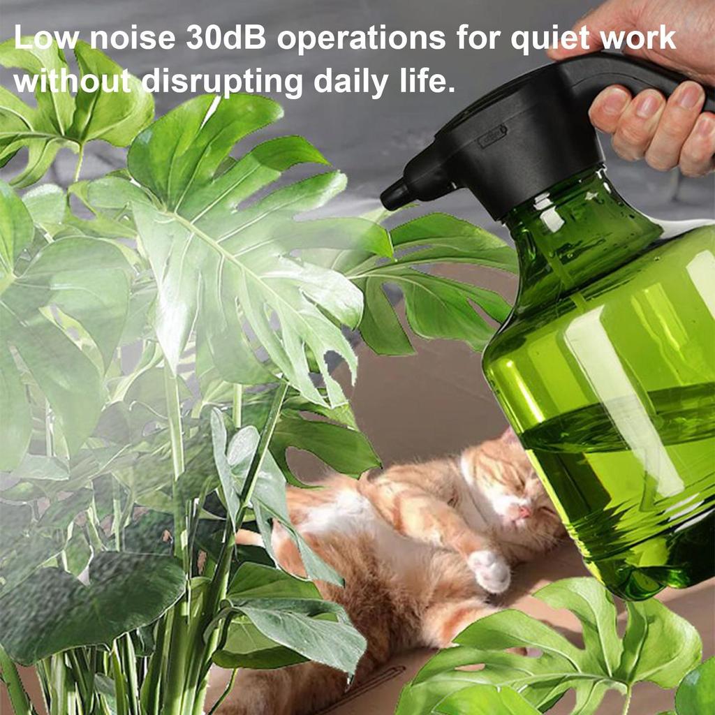 Elektrische Gießkanne 3L Zwei Sprühmodi USB-Schnittstelle Aufladung Verstellbarer Sprüher Reinigungs- Desinfektionssprüher Gartenarbeit
