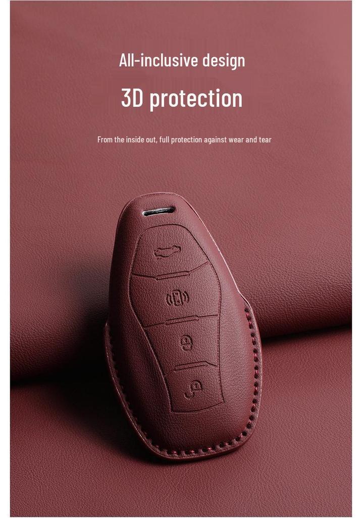 Customized Hongqi Key Cover for H5, HS5, H9, HS3, H6, EQM5 (2024 Models)