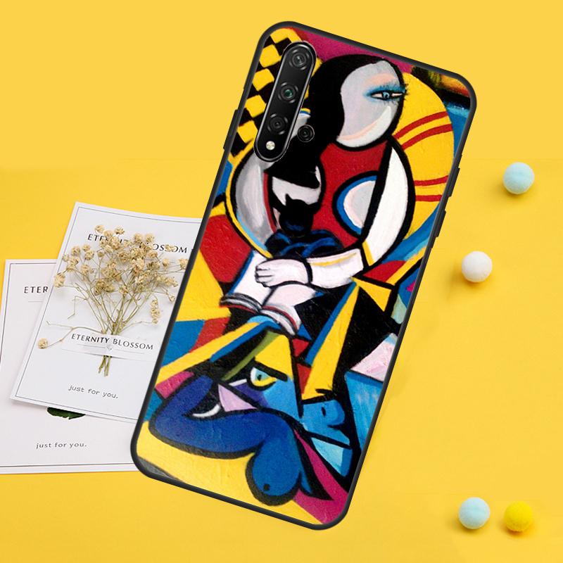 Picasso Abstract Art Painting For Huawei Nova 10 9 SE 12i 11i 8i 12s Y90 Y60 Y70 Y72 Y61 Y91 P20 P30 P40 Lite P60 Pro Case