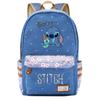 Lilo Stitch Backpack In Pink Or Blue Perfect For School Or Travel Made From High-quality Oxford Cloth