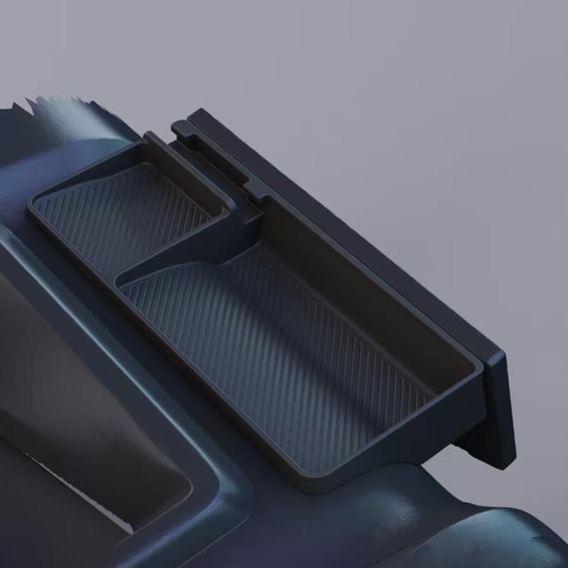 For BYD Shark 6 Instrument Screen Silicone Storage Box Behind Phone Holder Anti-slip Storage Box Car Accessories Black LHD