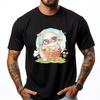 Cute Lamb With Glasses Easter Eggs Springtime Graphic Tees Tee Shirt Men Streetwear T Shirt Man Print