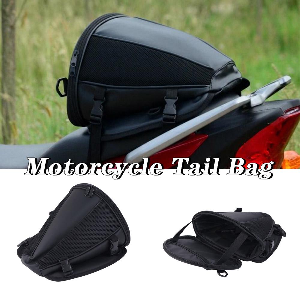 Durable Motorcycle Tail Bag Wear Resistant Suspended Motorcycle Back Bag  Saddle