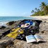 1pc Coraline Beach Towel, Beach and Seaside Swimming Pool Equipment, Fashion Pattern, Rectangular, Travel Essentials