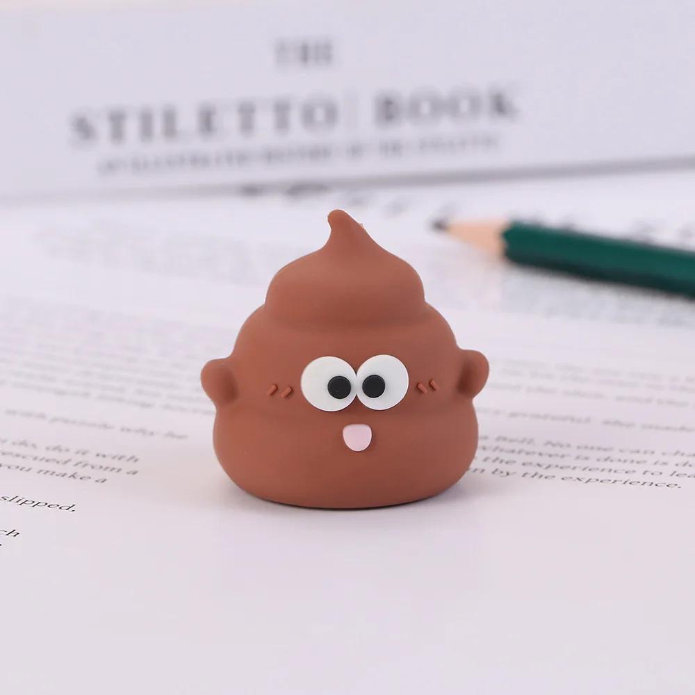1pc Creative Mini Cute Poop Pencil Sharpener for Elementary School Students Convenient Pencil Sharpener Children's Reward Gift