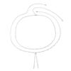 BEPAN Hip Hop Fashion Metal Double Layer Chain Sexy Pants Chain Body Chain Imitation Crystal Fashion Sexy Adjustable Waist Chain