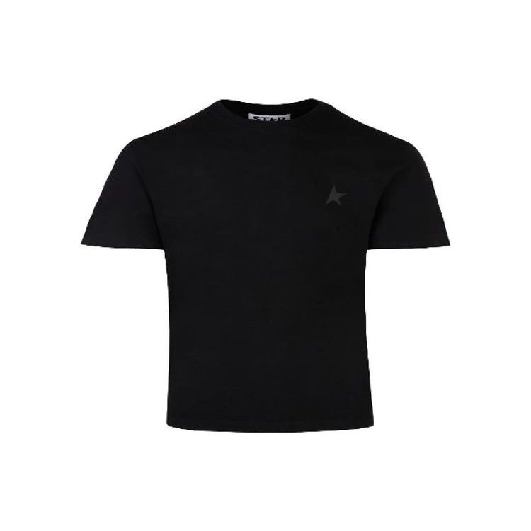 Golden Goose Rond Hals Korte Mouw Katoenen T-shirt Heren Tops GMP01220P00059390100 XL black