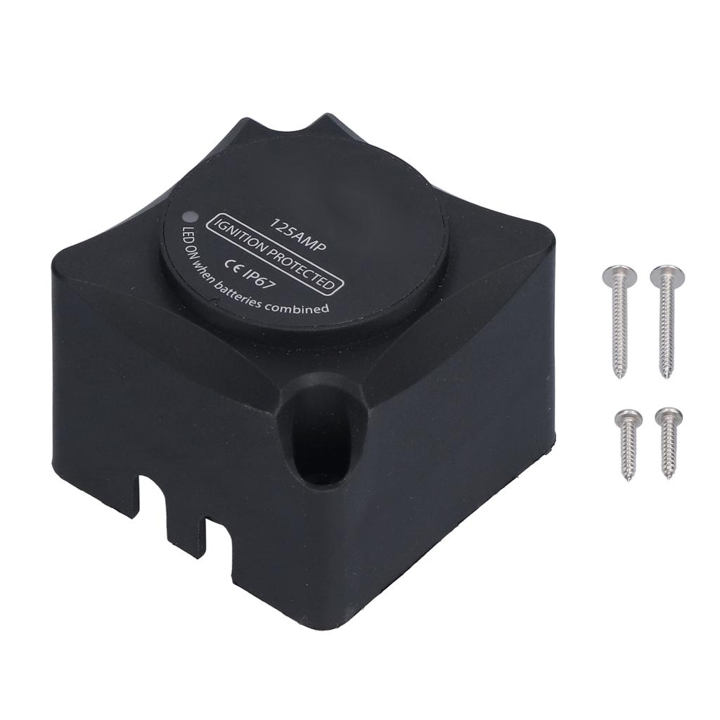 Voltage Sensitive Relay Automatic Charging VSR Dual Smart Battery Isolator with Screws 12V 125A